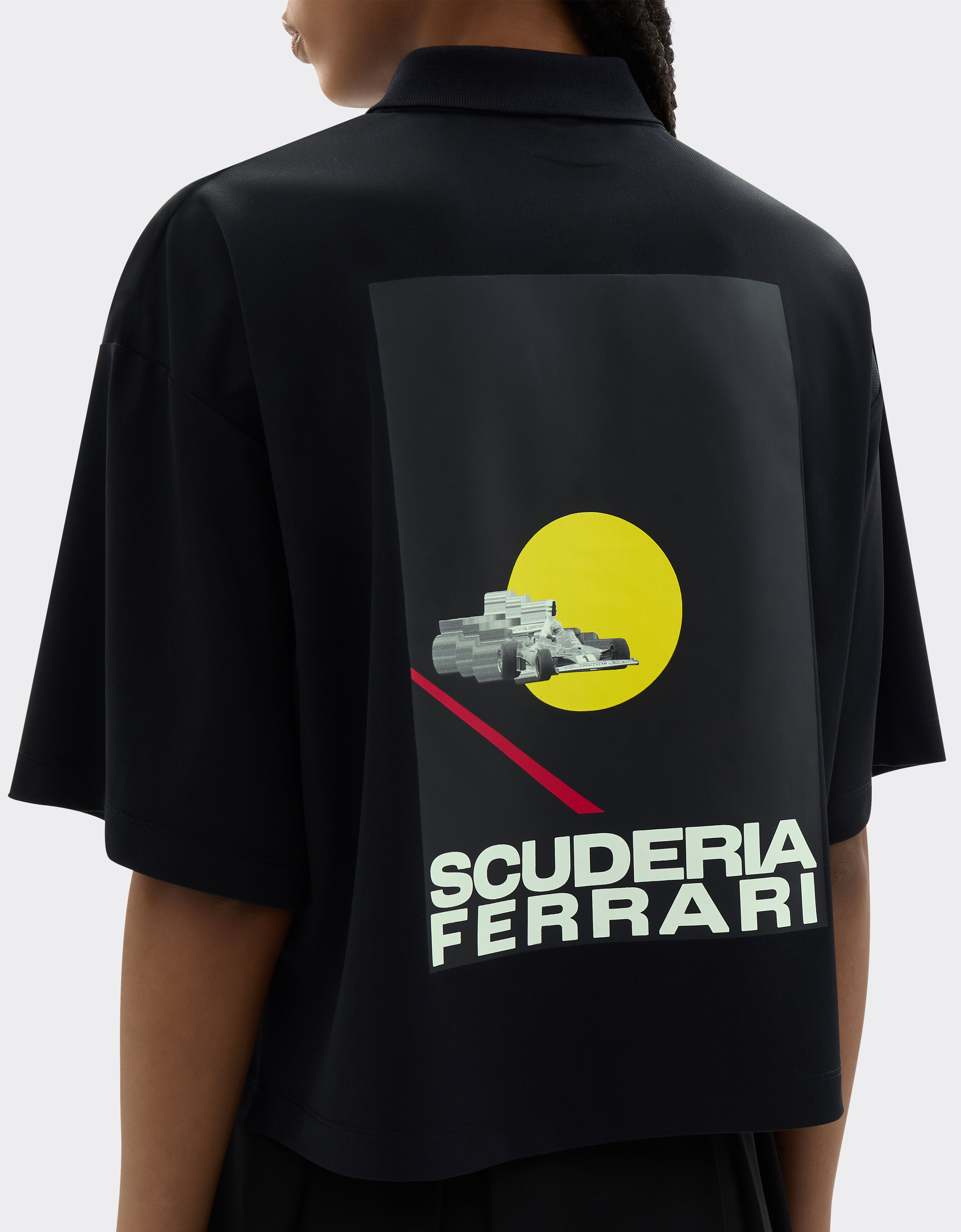  Polohemd mit Scuderia Ferrari-Grafik Nero SJWPO0043JCO0024f