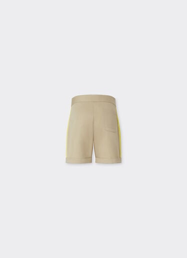 Pantalone short in gabardine di cotone Ferrari Pantalone short in gabardine di cotone Beige 22334fK