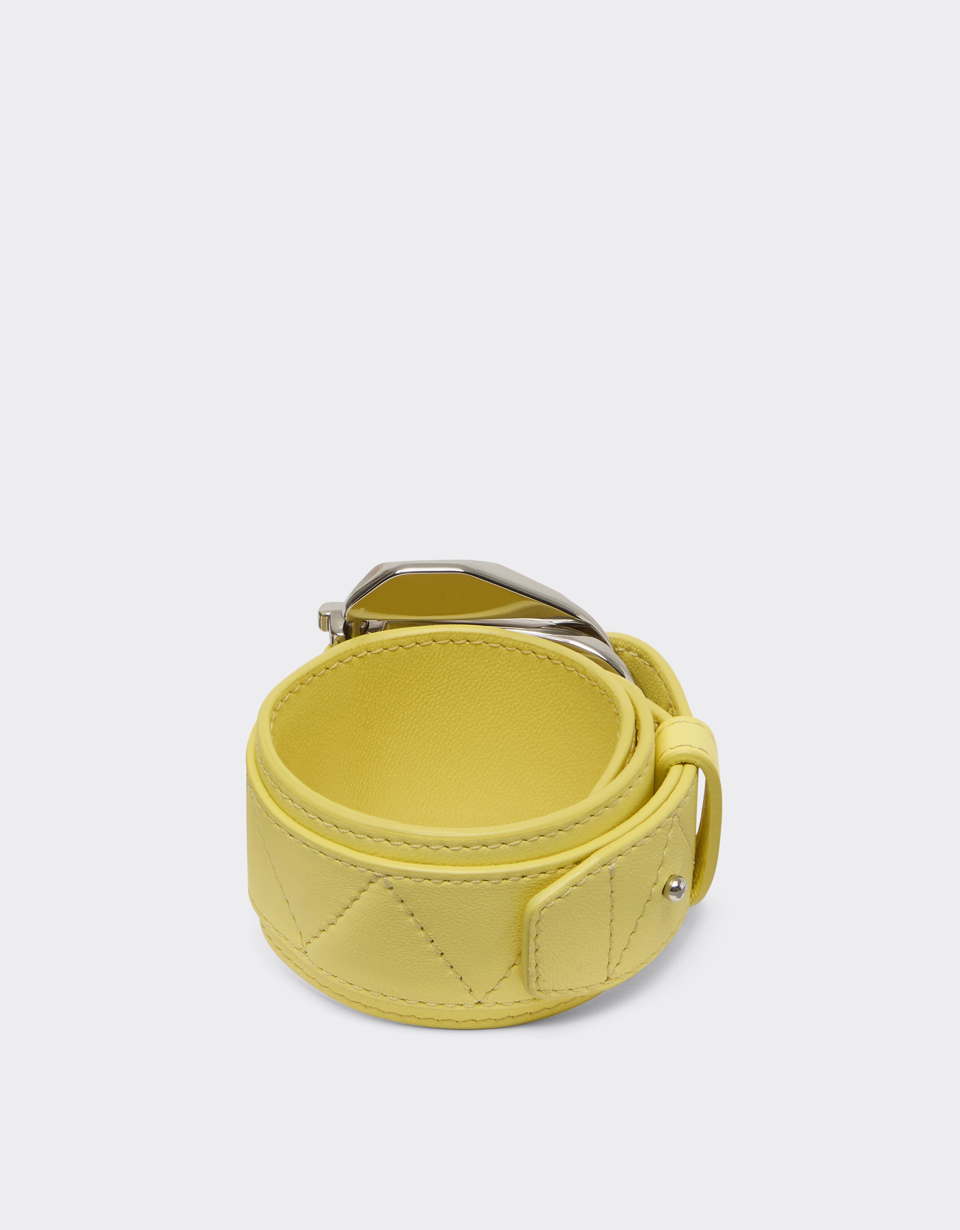 Leather bracelet with buckle Ferrari Leather bracelet with buckle Iris Yellow 50002f