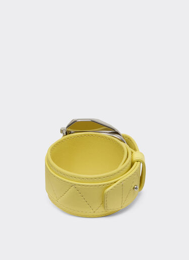 Leather bracelet with buckle Ferrari Leather bracelet with buckle Iris Yellow 50002f