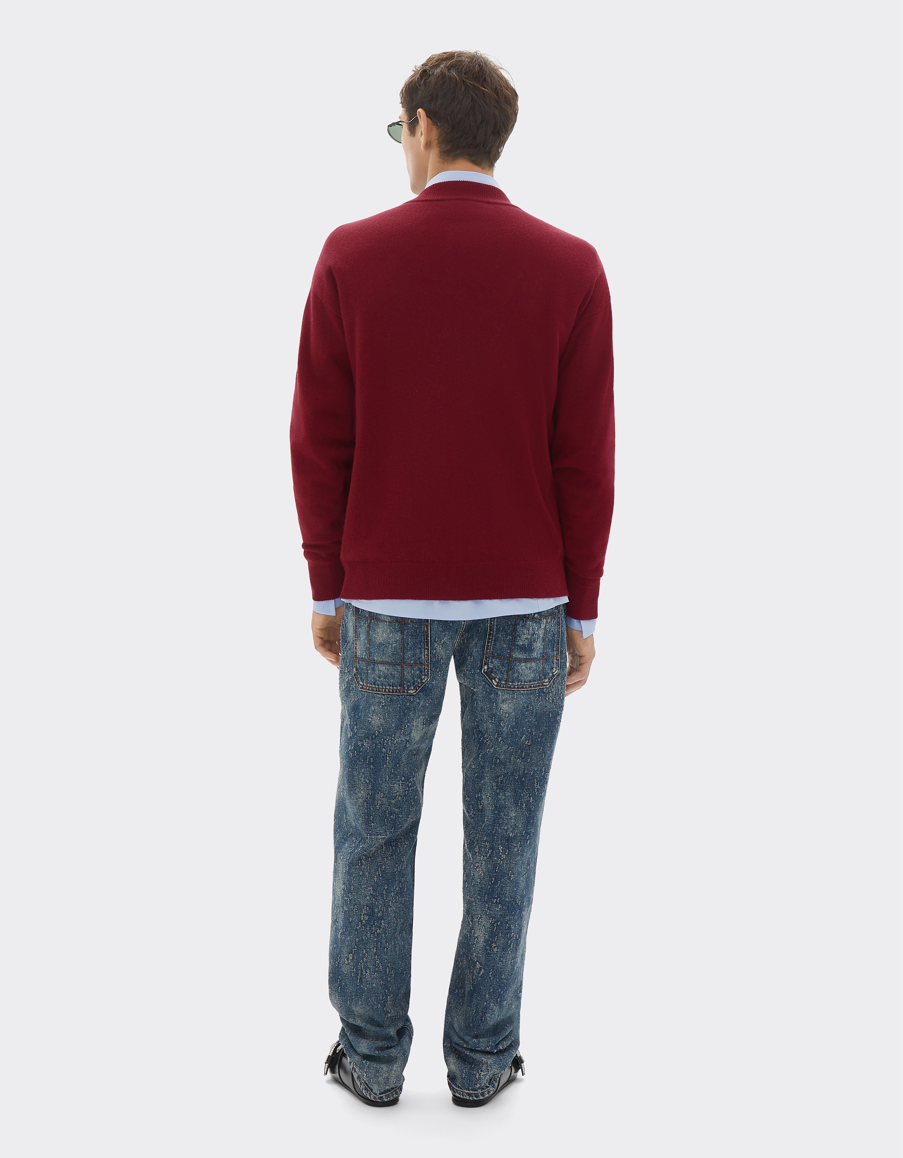 Ferrari Wool and cashmere cardigan Cherry 22842f
