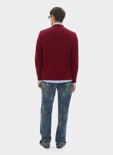 Wool and cashmere cardigan Ferrari Wool and cashmere cardigan Cherry 22842f