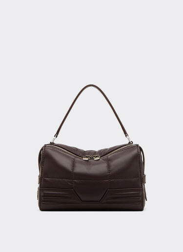Ferrari Ferrari GT Soft shoulder bag in quilted leather Espresso 49770f