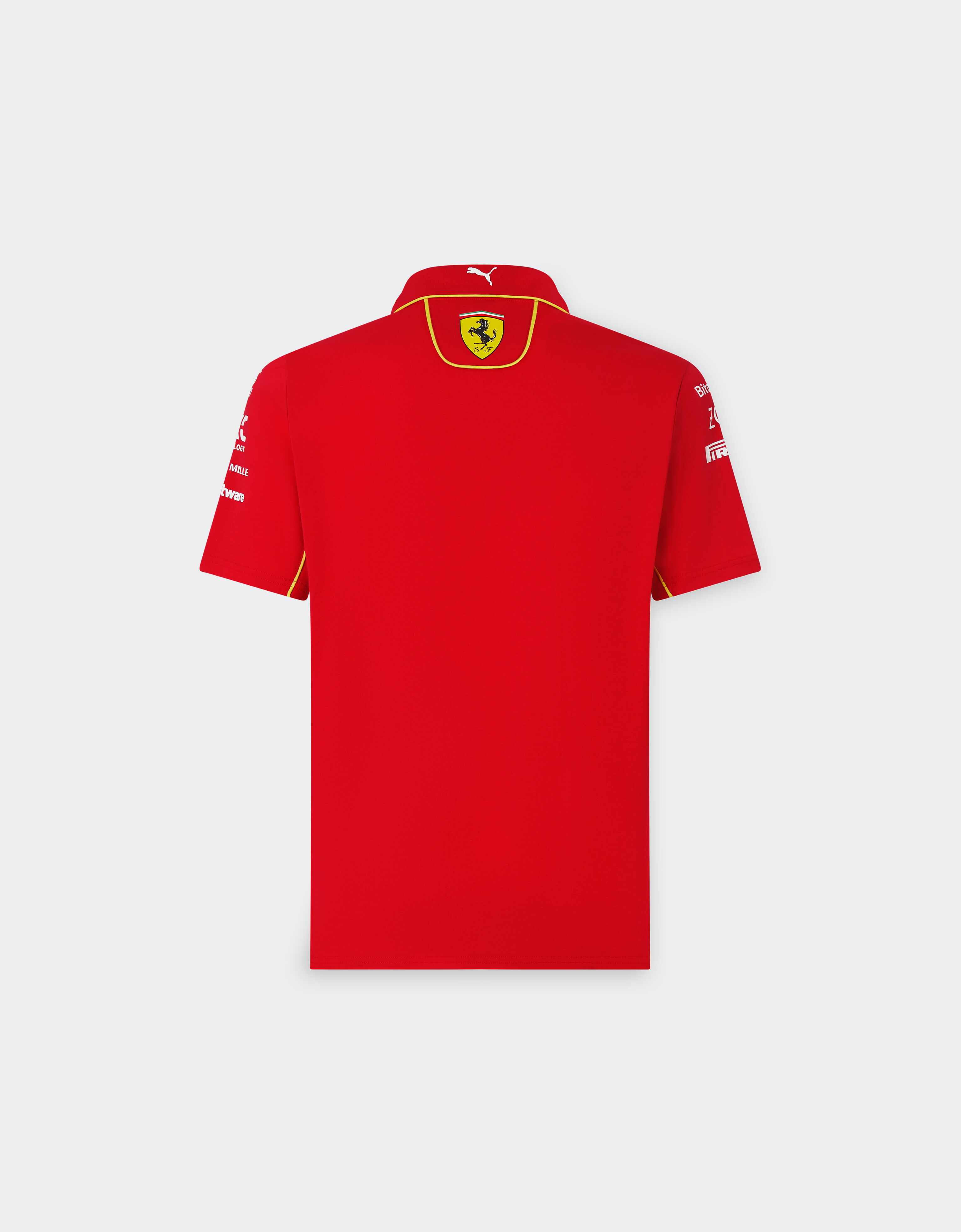 Ferrari 2024 Scuderia Ferrari Team Replica polo shirt Rosso Corsa F1150fK