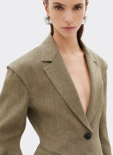 Délavé twill blazer Ferrari Délavé twill blazer Khaki Green 50049f