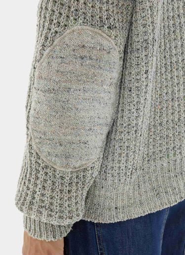 Ferrari Denim-effect crew-neck jumper Beige CKMCN0013KCO0008f