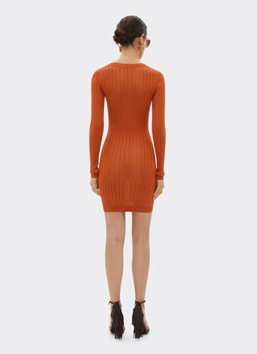 Ferrari Mini robe en maille de soie Cuir 22163f