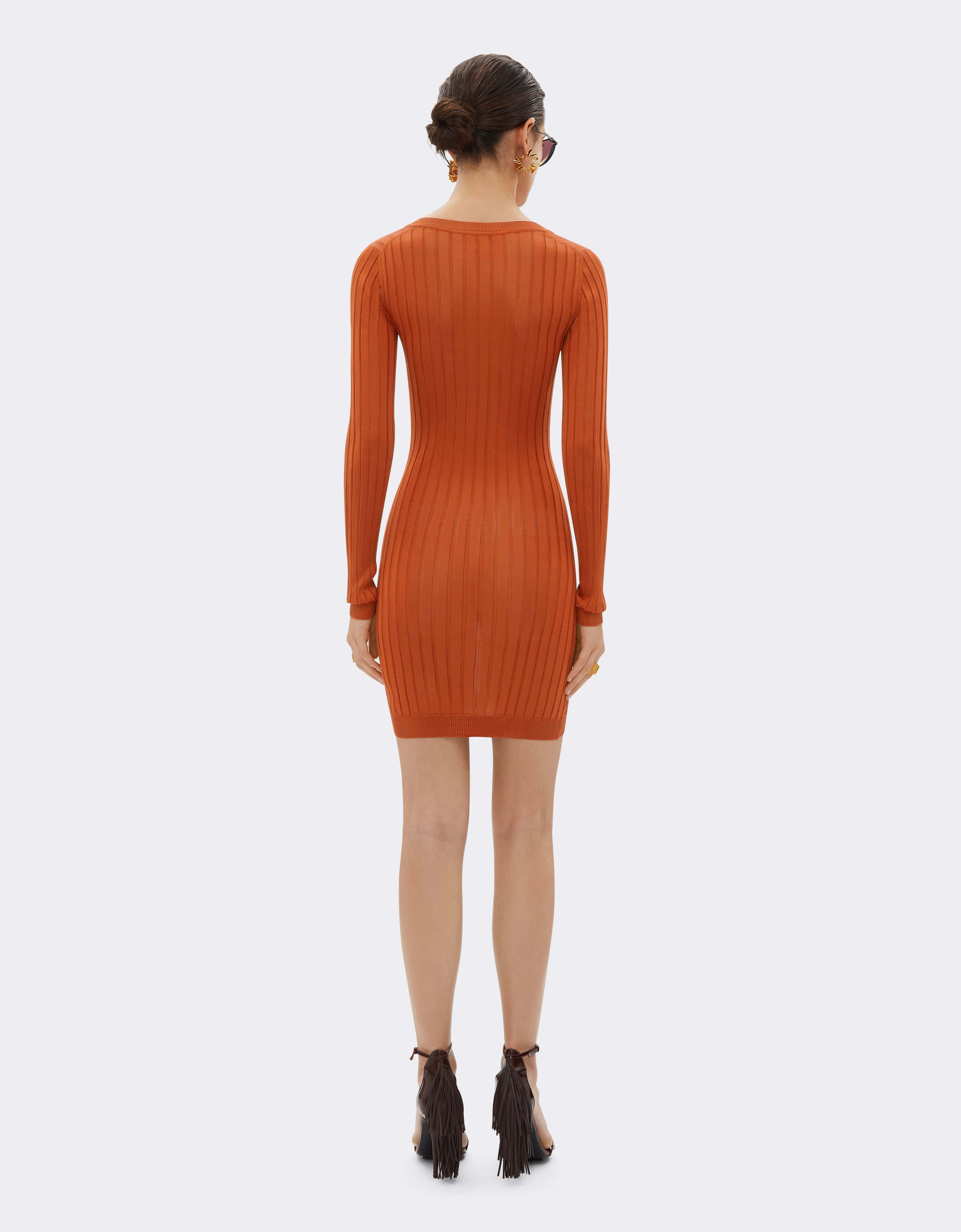 Ferrari Mini robe en maille de soie Cuir 22163f