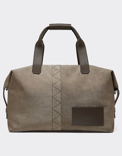 Ferrari Nylon duffel bag Khaki Green 50165f