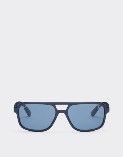 Ferrari Ray-Ban for Scuderia Ferrari RB4414MF light blue with blue lenses Blu Scozia F1042f