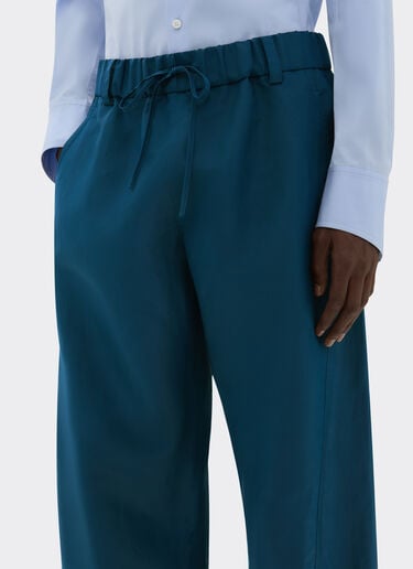 Trousers in iridescent nylon twill Ferrari Trousers in iridescent nylon twill Peacock 22445f