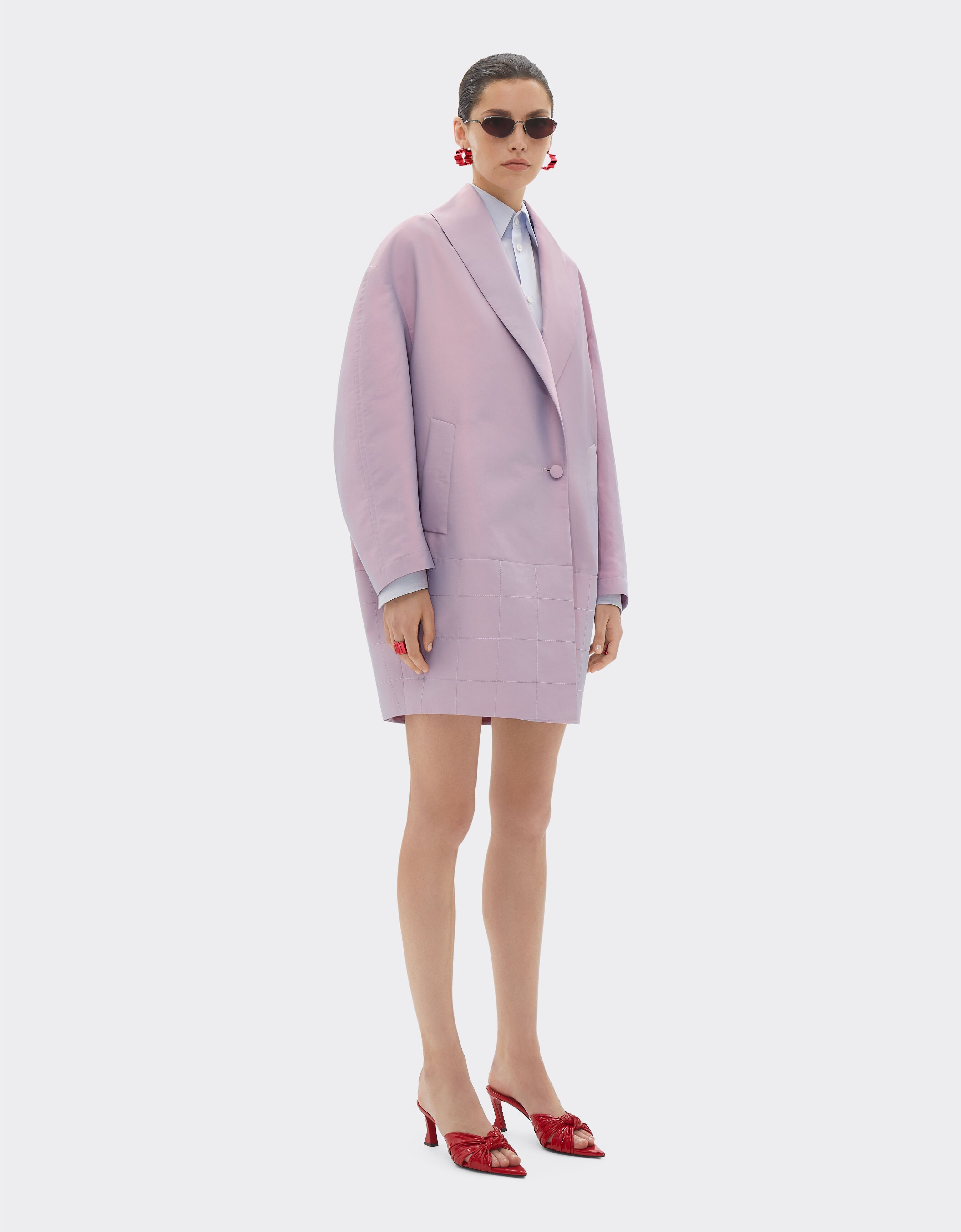 Ferrari Peacoat in iridescent nylon twill Wisteria 22438f