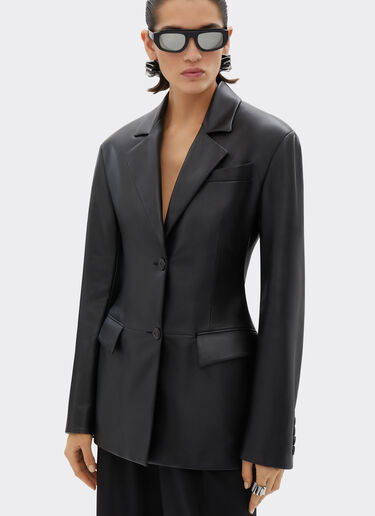 Ferrari Blazer aus Nappaleder Schwarz 21643f