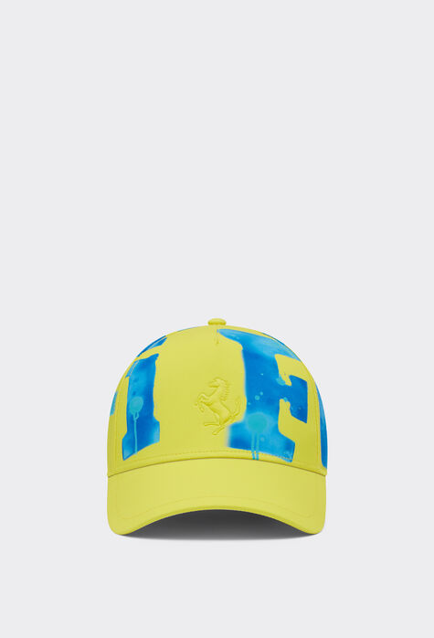 Ferrari Children’s baseball hat with Ferrari Graffiti print Antique Blue 20160fK