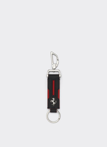 Ferrari Second Life Schlüsselanhänger aus Leder Schwarz 47287f