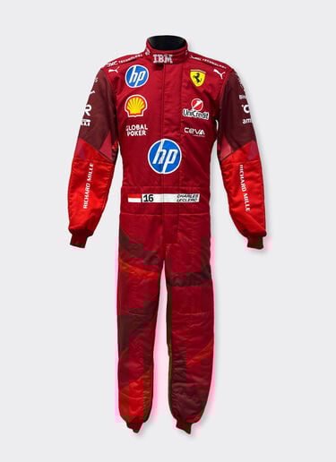 Charles Leclerc Puma for Scuderia Ferrari HP Las Vegas 2025 race suit Ferrari Charles Leclerc Puma for Scuderia Ferrari HP Las Vegas 2025 race suit Red LA0D4f