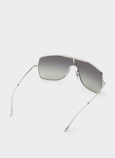 Ferrari Ray-Ban für Scuderia Ferrari RB3697MF in Metall mit grau verlaufenden Gläsern Dunkelgrau F1510f