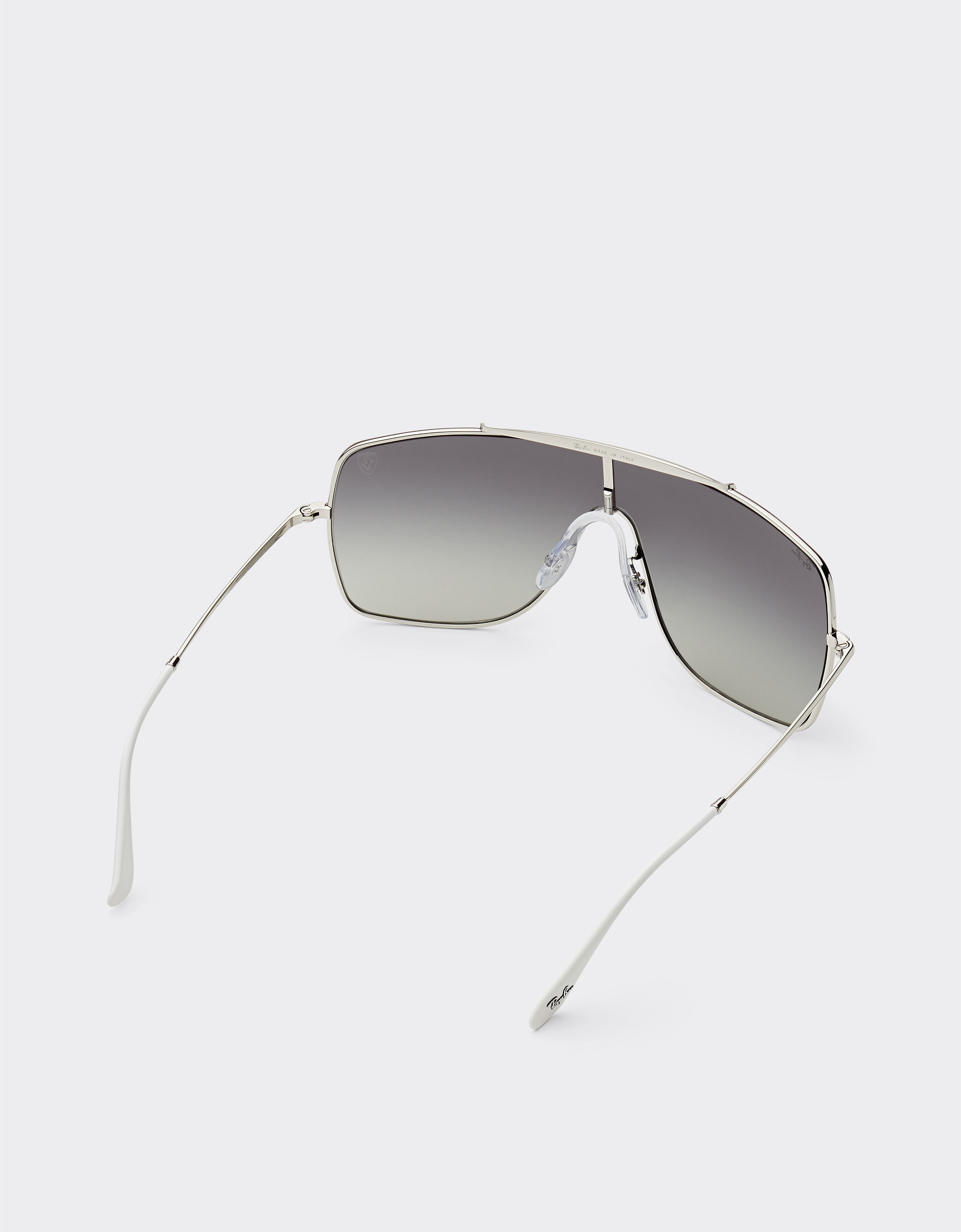 Ferrari Ray-Ban für Scuderia Ferrari RB3697MF in Metall mit grau verlaufenden Gläsern Dunkelgrau F1510f