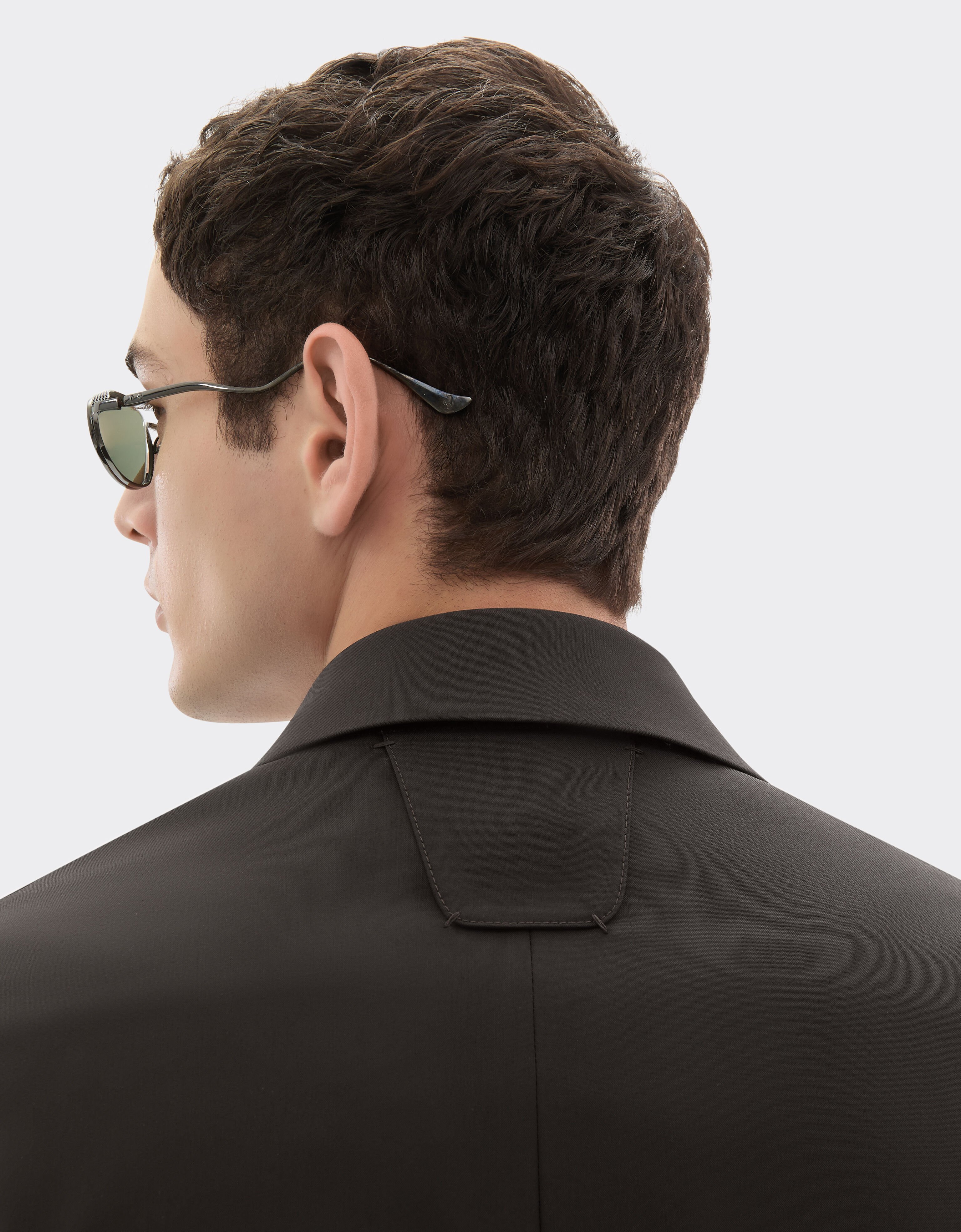 Ferrari Coat in cool Q-Cycle® wool Dark brown 50034f