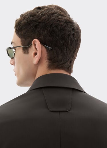 Ferrari Coat in cool Q-Cycle® wool Dark brown 50034f