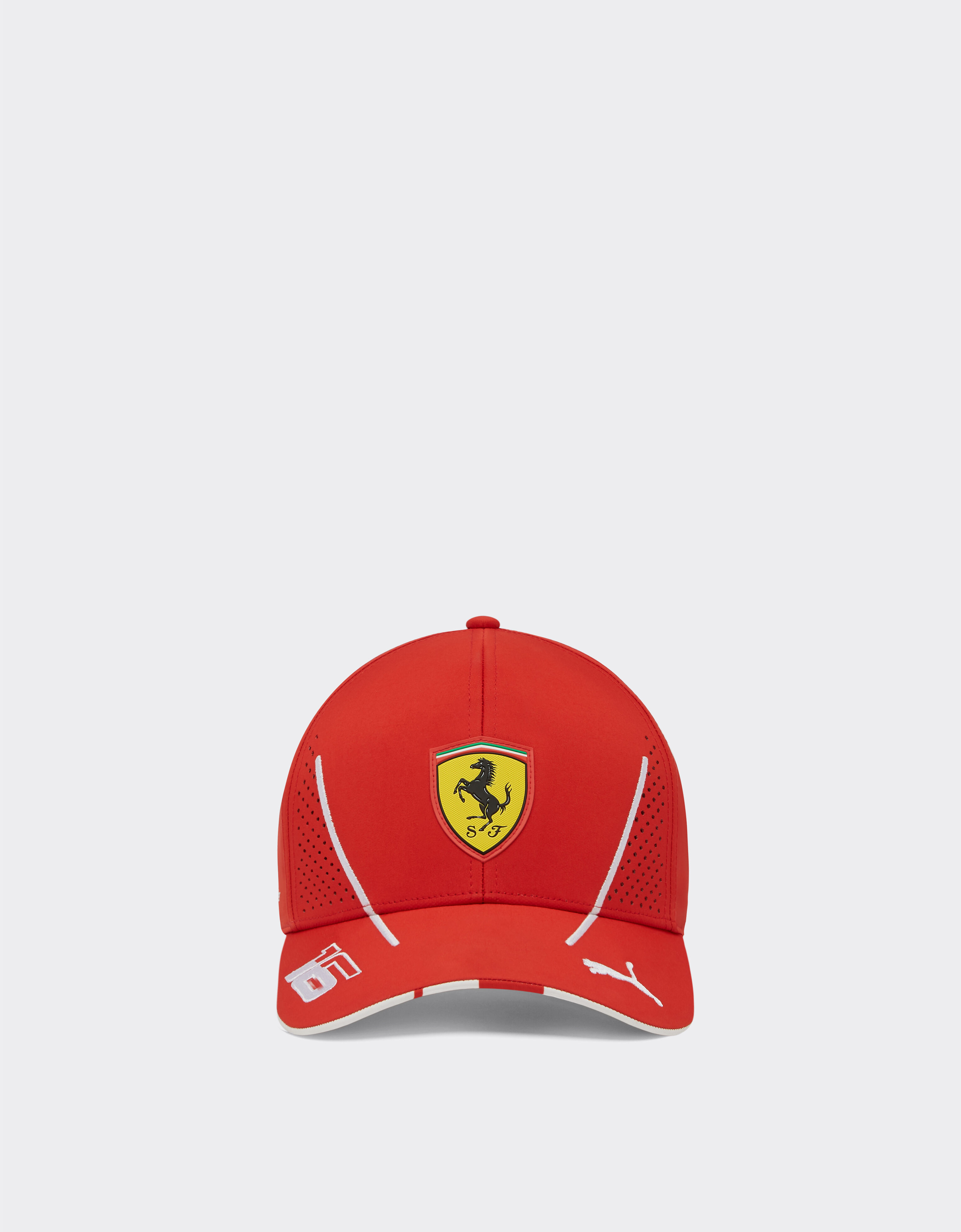 Ferrari 2024 Scuderia Ferrari Team Replica Leclerc hat Rosso Corsa F1133f