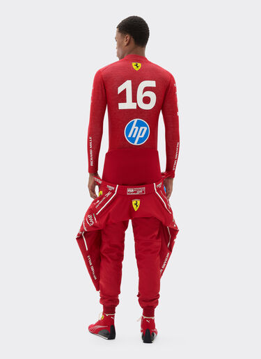 Ferrari Charles Leclerc Puma racing undersuit for Scuderia Ferrari Red LA08Of