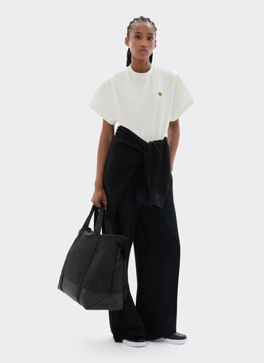  T-Shirt mit Scuderia-Ferrari-Grafik Avorio SJWTH0084JCO0024f