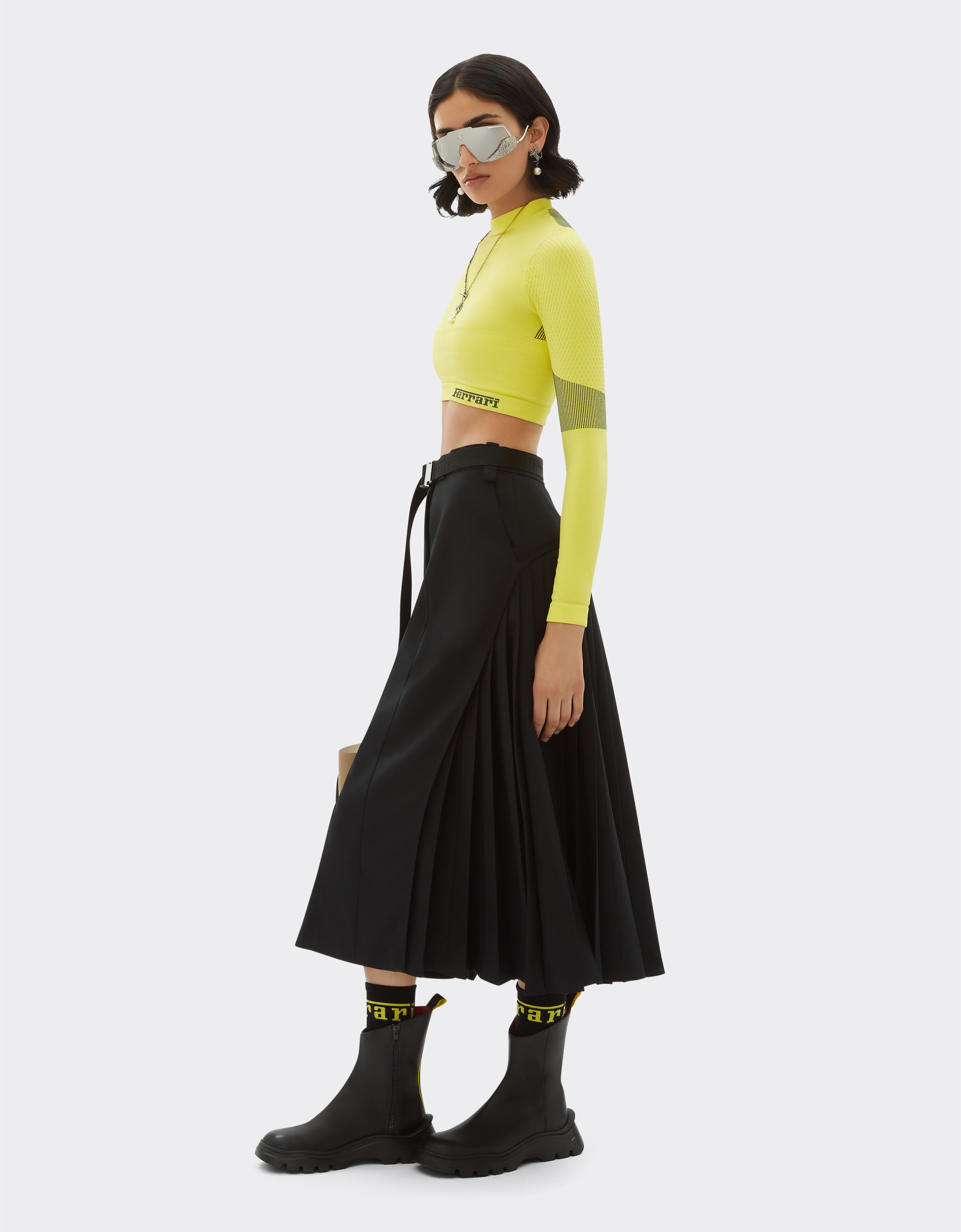 Jupe plissée laine hot sale