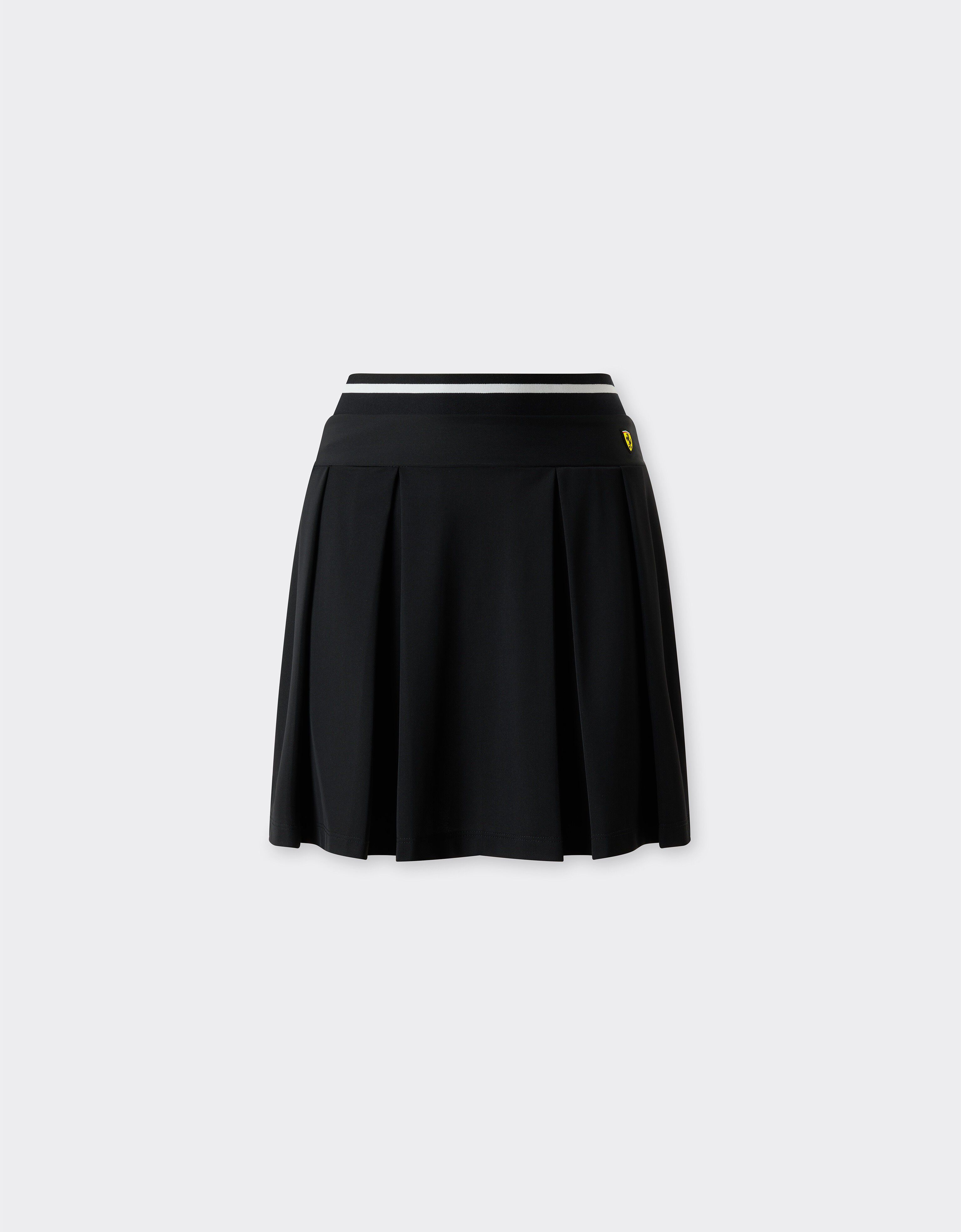  Technical piqué mini skirt Nero SJWSK0003JCO0023f