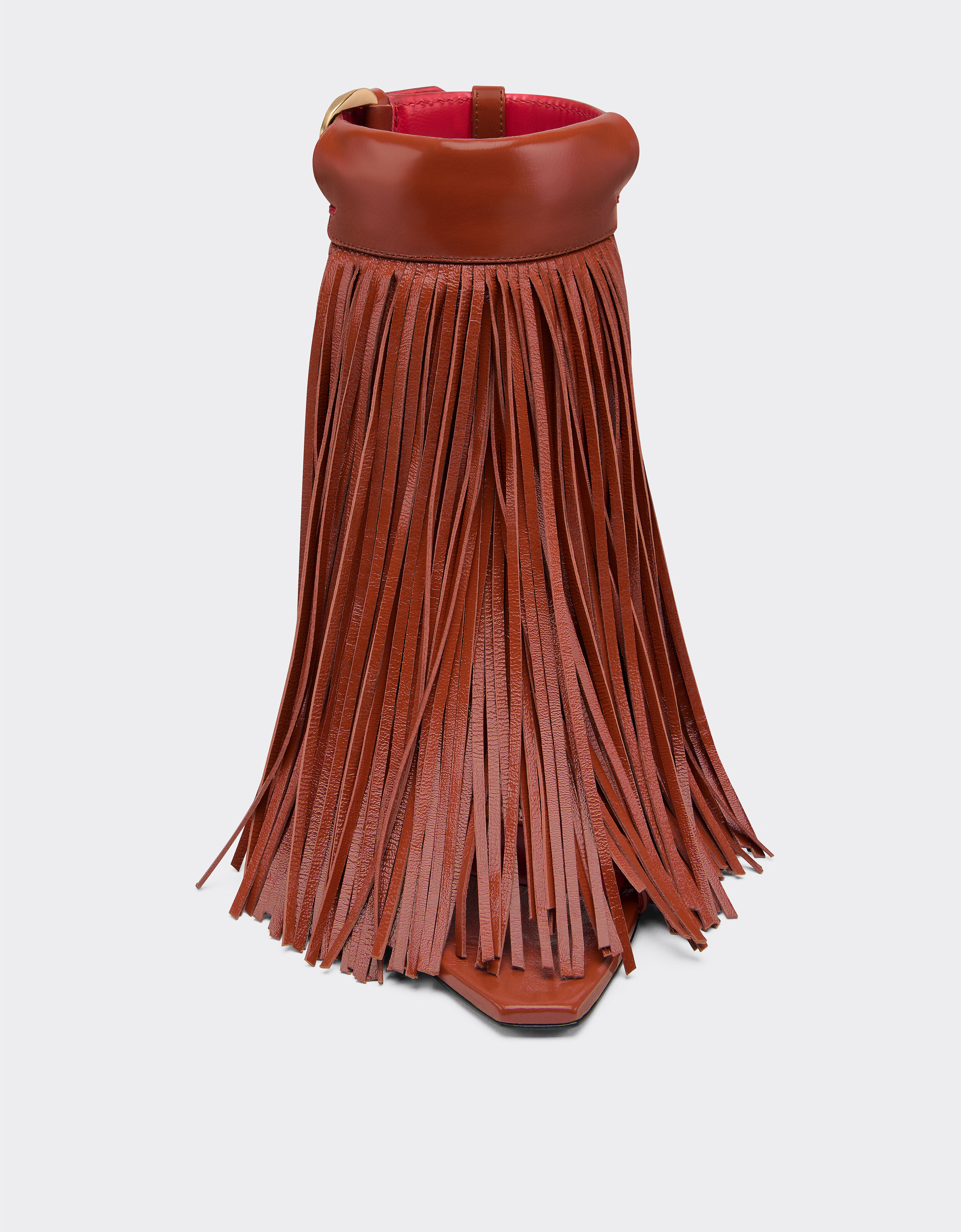 Ferrari Leather sandals with fringing Hide 49389f