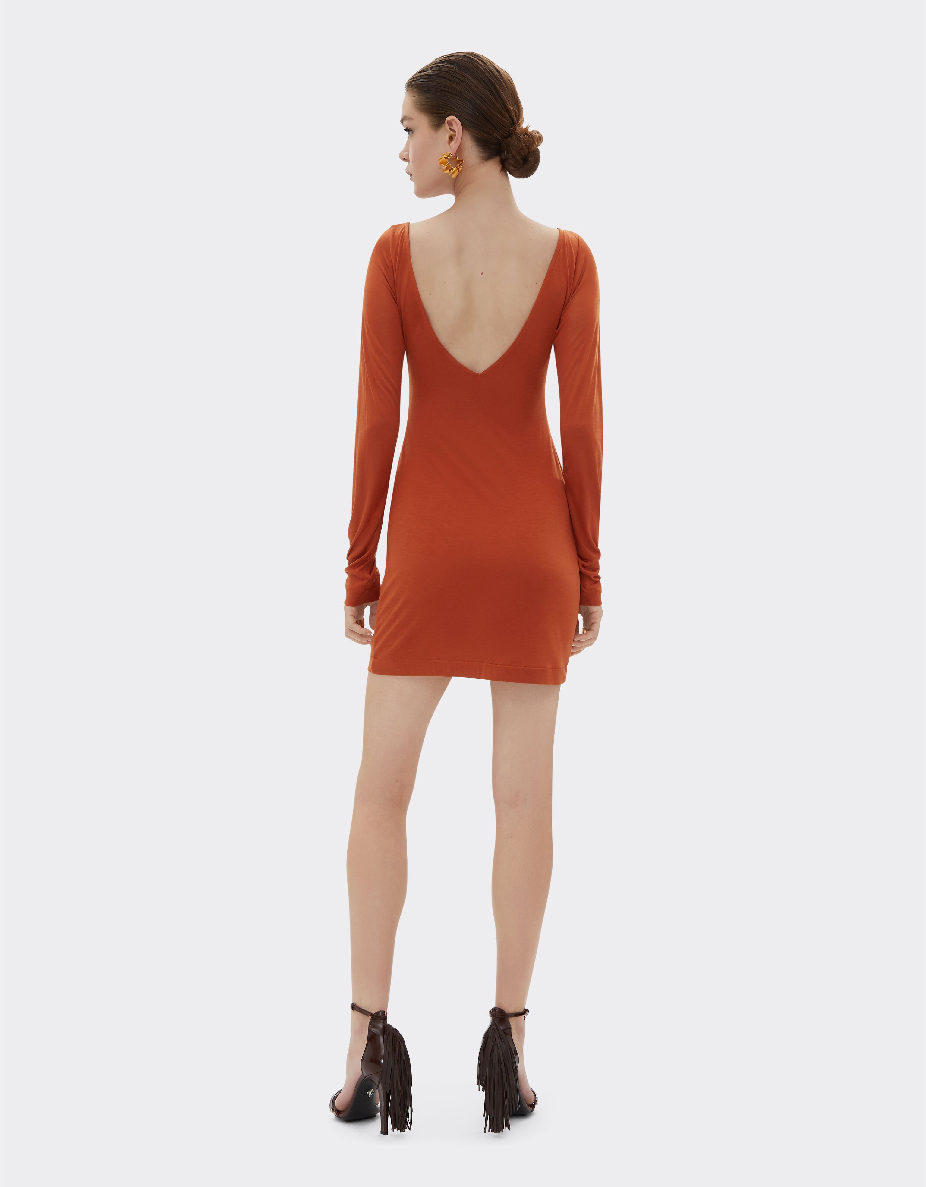 Ferrari Mini dress in silk jersey Hide 22176f