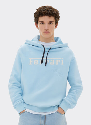 Ferrari Sweat à capuche Ferrari x Charles Leclerc Bleu Acier 49124f