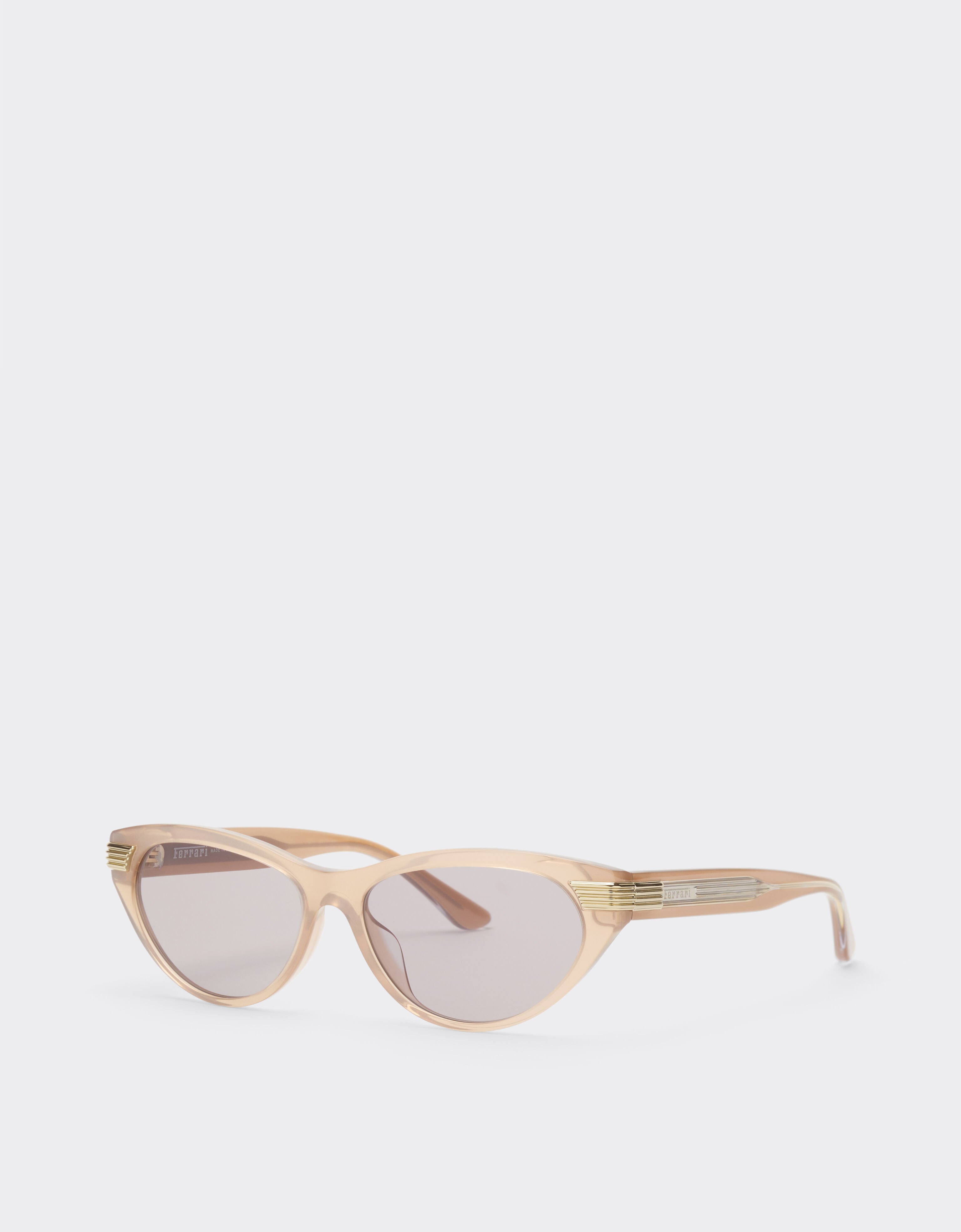 Ferrari Light brown pearlacetate sunglasses with brown lenses Hazelnut LA0F0f