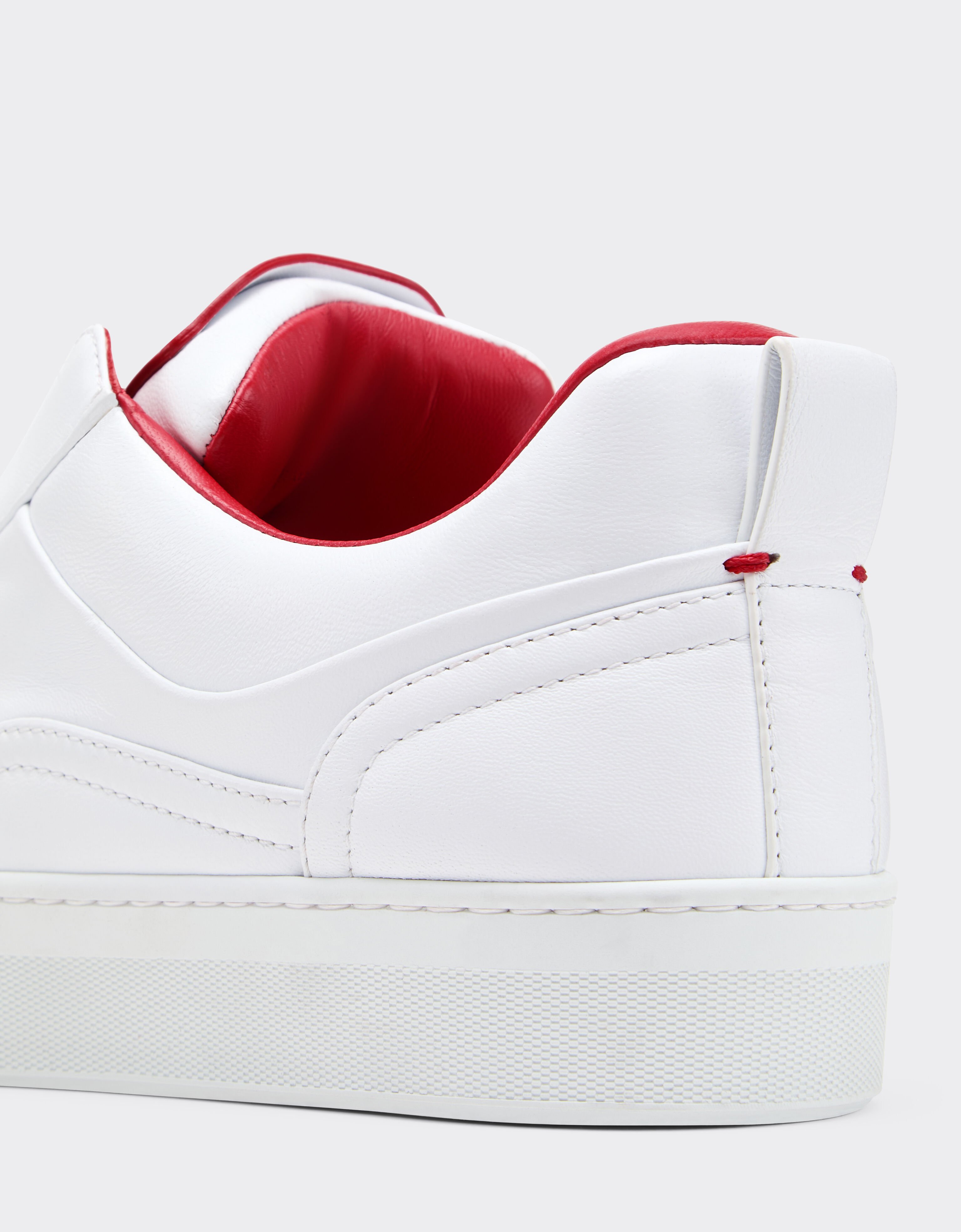Ferrari Nappa leather slip-on sneaker Optical White 22744f