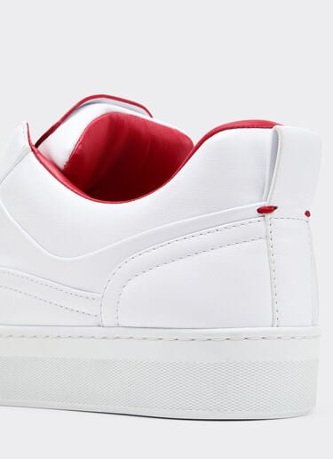 Nappa leather slip-on sneaker Ferrari Nappa leather slip-on sneaker Optical White 22744f