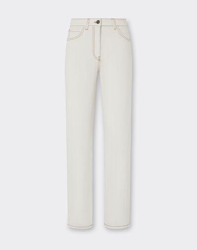 Ferrari Five-pocket denim trousers Light Denim 22230f
