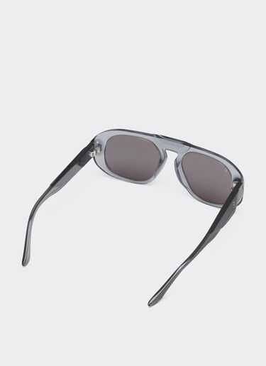 Ferrari Ferrari sunglasses in ocean colour acetate with light blue lenses Blu Scozia LA02Lf