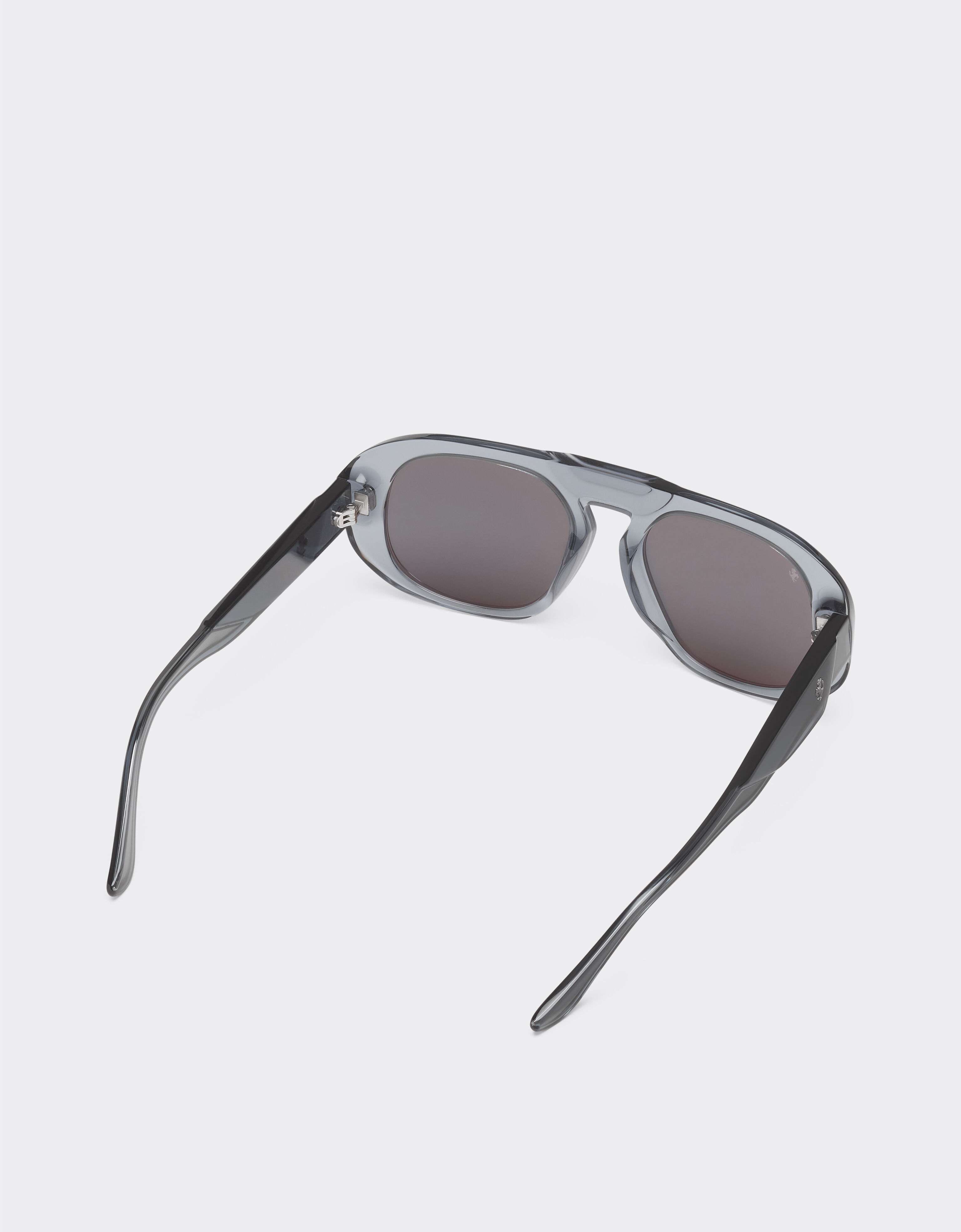 Ferrari Ferrari sunglasses in ocean colour acetate with light blue lenses Blu Scozia LA02Lf