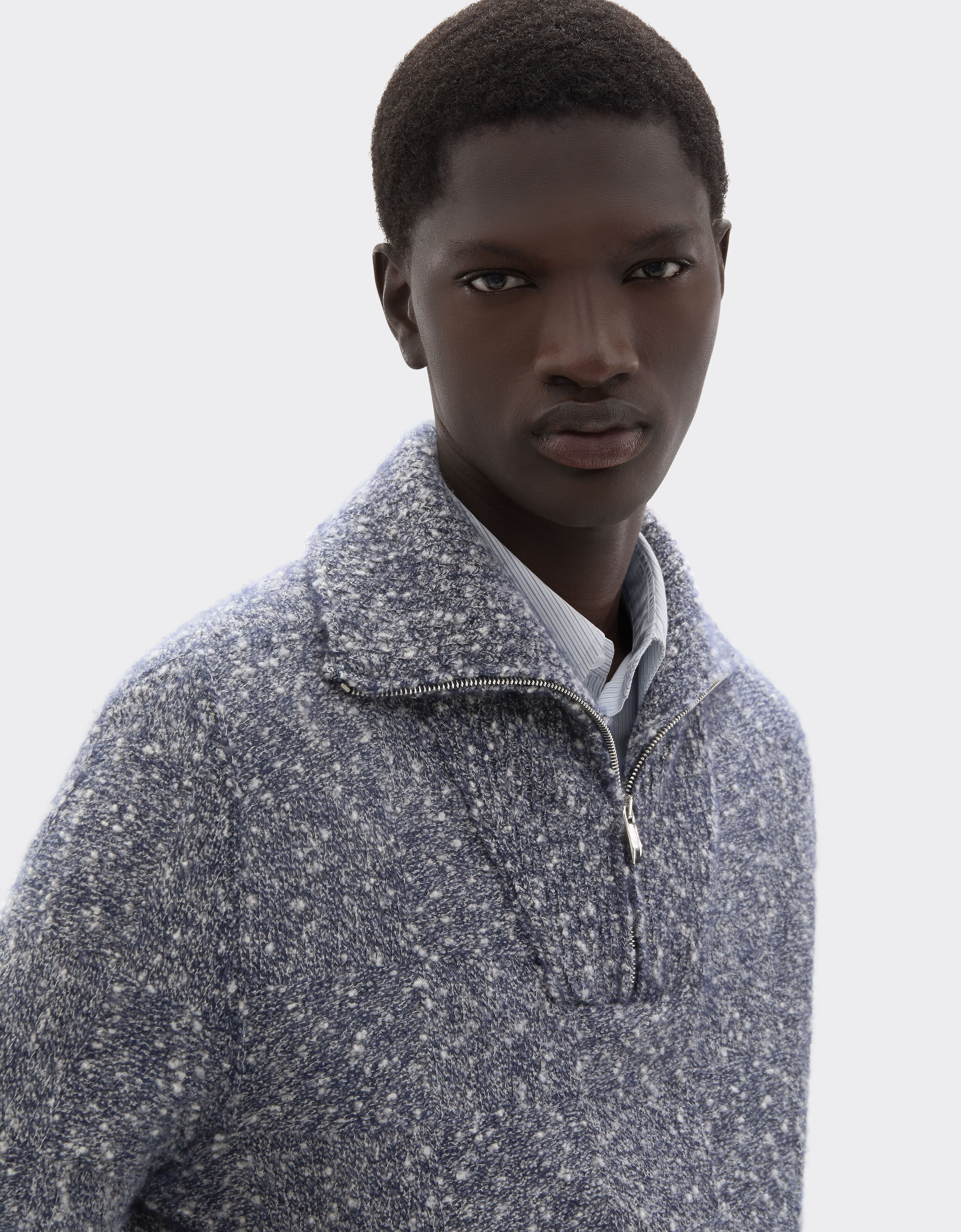 Ferrari Cashmere and silk knit Ultramarine 49906f