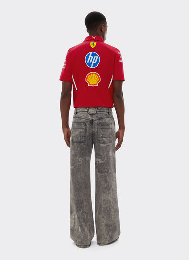 Ferrari Puma for Scuderia Ferrari HP 2025 Team shirt Cherry LA01Zf