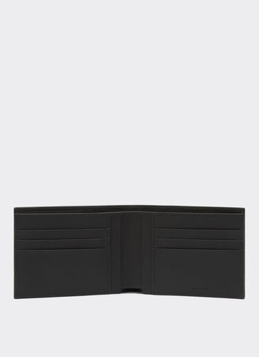 Horizontale Brieftasche aus Leder und Karbonfaser Ferrari Horizontale Brieftasche aus Leder und Karbonfaser Schwarz 20626f