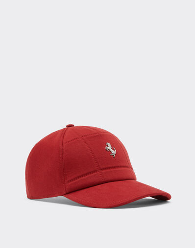 Ferrari Cotton baseball cap with Prancing Horse Maison Red 50248f