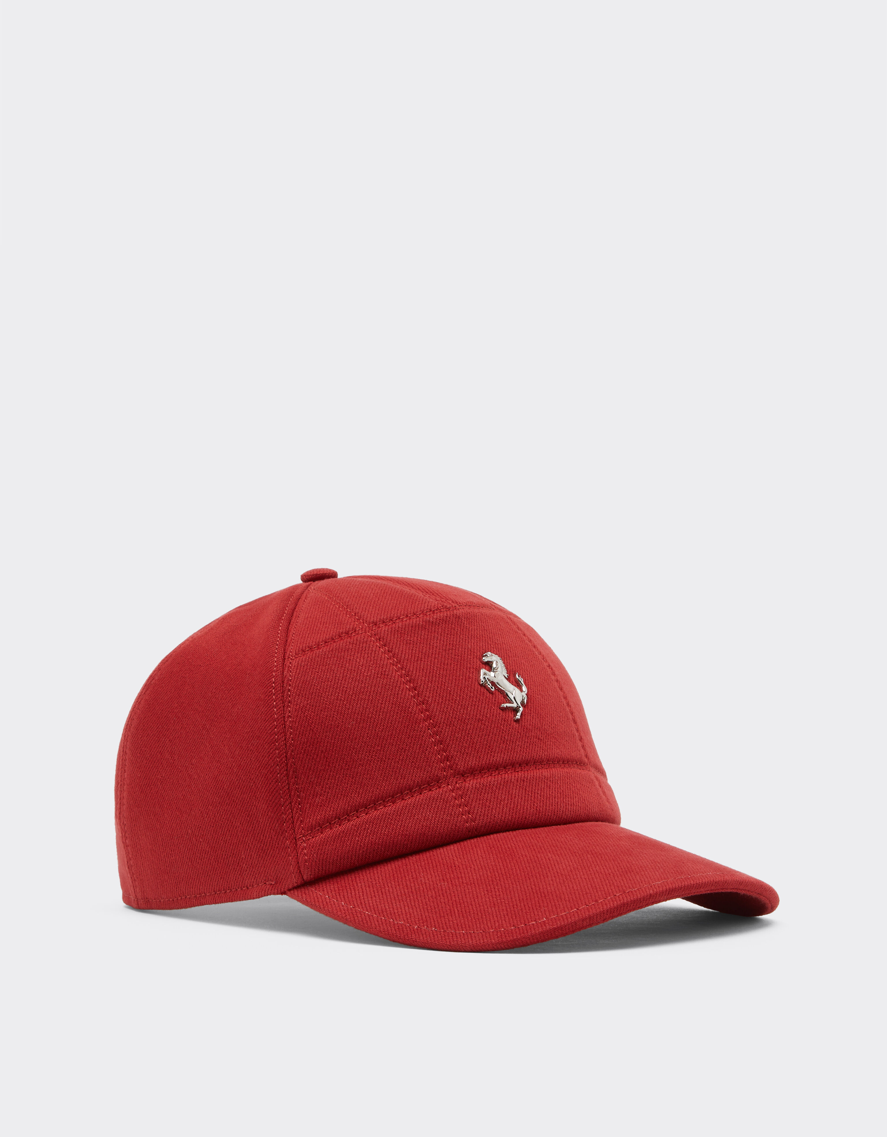 Ferrari Cotton baseball cap with Prancing Horse Maison Red 50248f