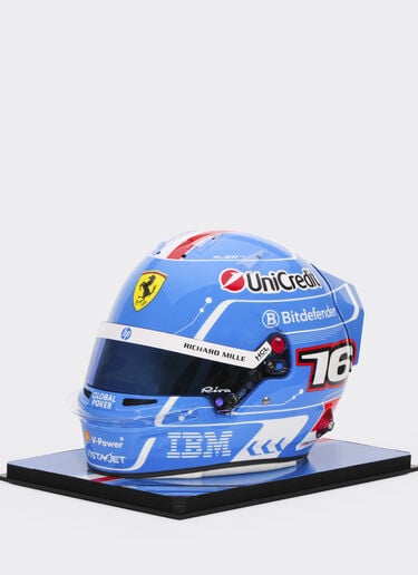 Ferrari Charles Leclerc Miami 2025 Special Edition helmet in 1:1 scale MULTICOLOUR LA076f