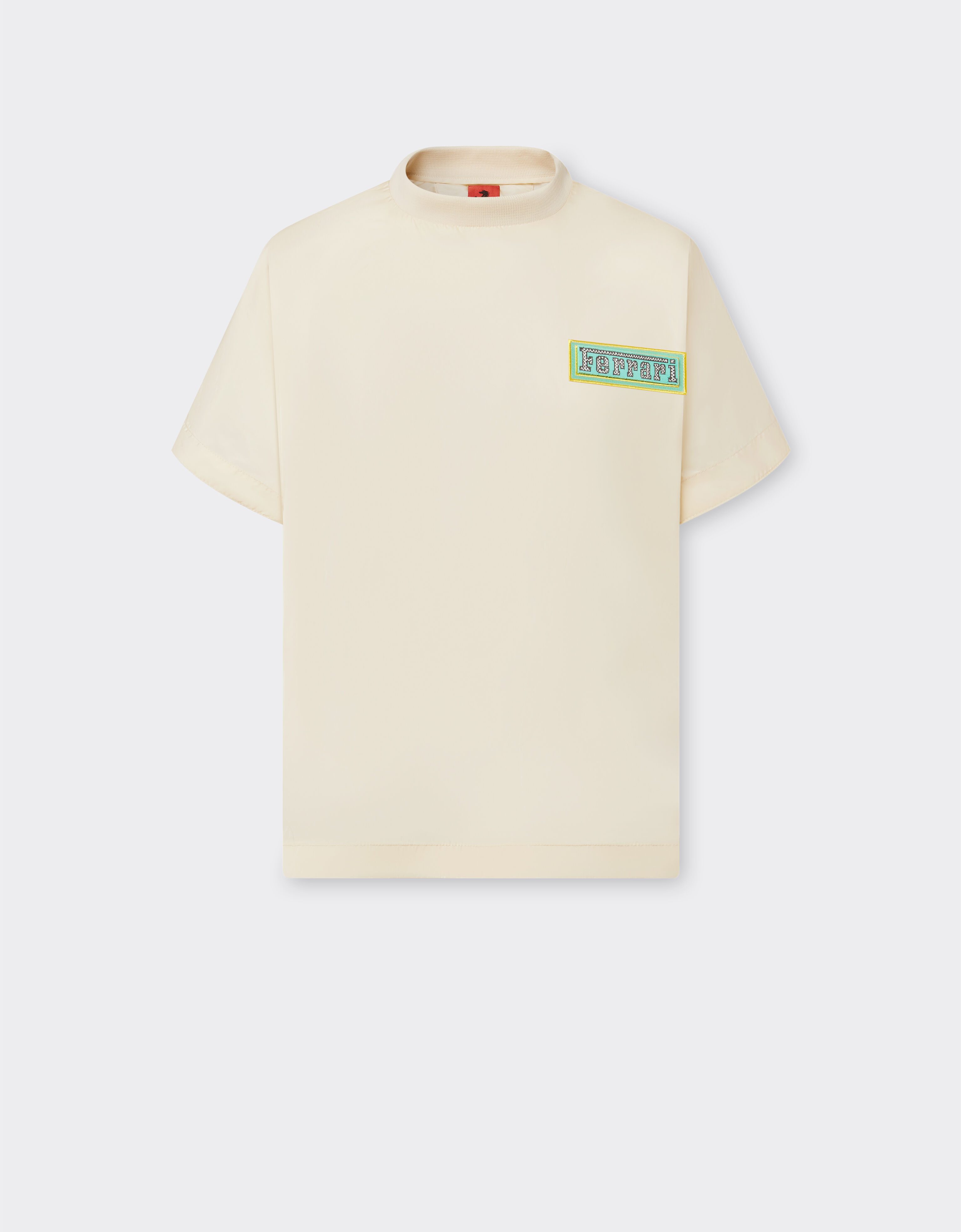 Ferrari Miami Collection T-shirt in recycled nylon Ivory 21249f