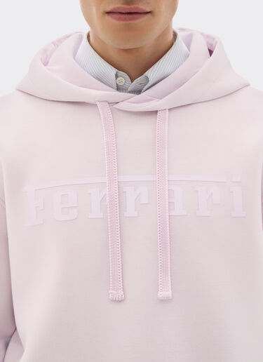 Hooded sweatshirt in scuba Ferrari Hooded sweatshirt in scuba Wisteria 49280f