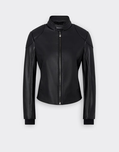 Ferrari Leather jacket with padded shoulders Hide 22358f