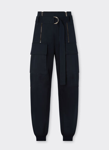 Ferrari Cargo trousers in organic cotton Navy 48323f