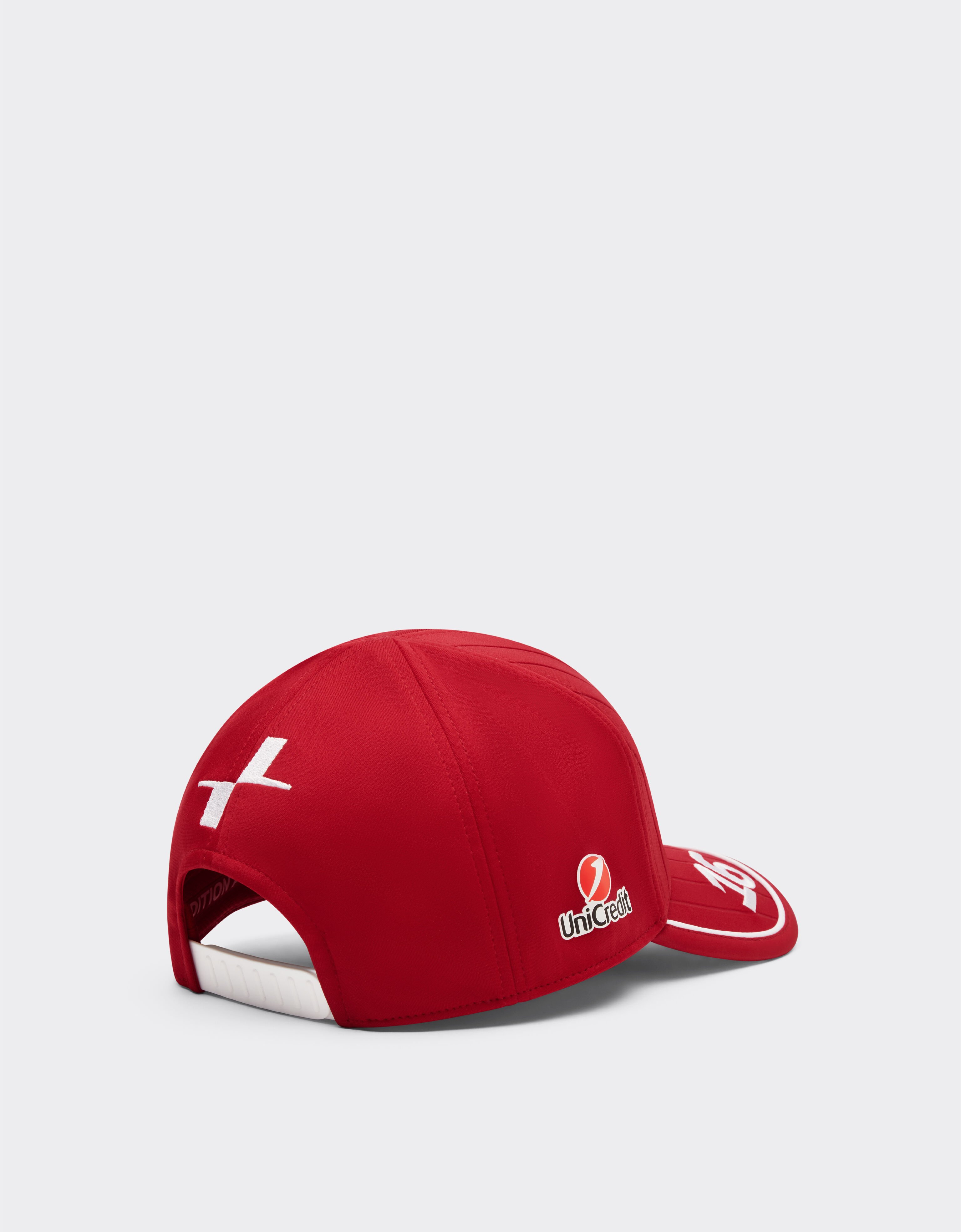 Ferrari Puma for Scuderia Ferrari HP 2025 Leclerc junior baseball cap Cherry LA00XfK