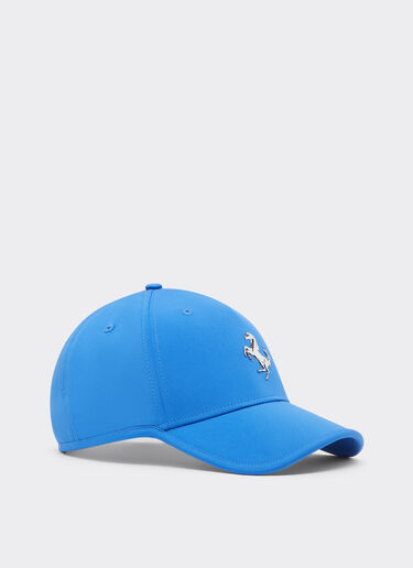 Baseball cap with metal Prancing Horse Ferrari Baseball cap with metal Prancing Horse Klein Blue 20815f
